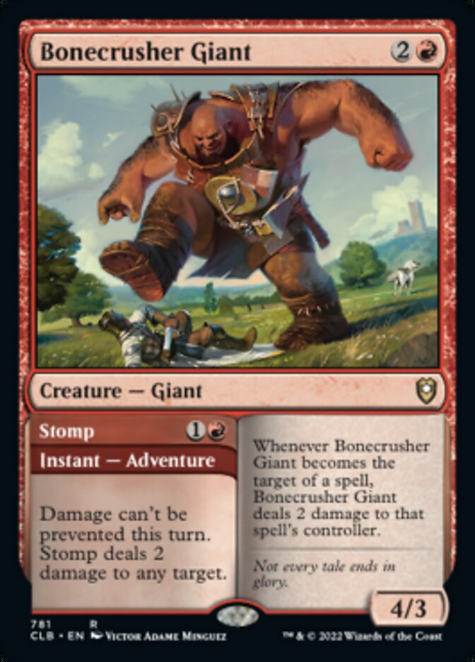 Bonecrusher Giant // Stomp [Commander Legends: Battle for Baldur's Gate] | Good Games Modbury