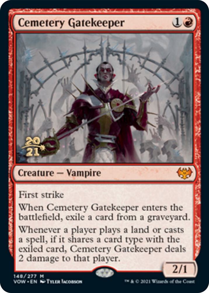 Cemetery Gatekeeper 148s/137 (Prerelease Cards)  - Foil | Good Games Modbury