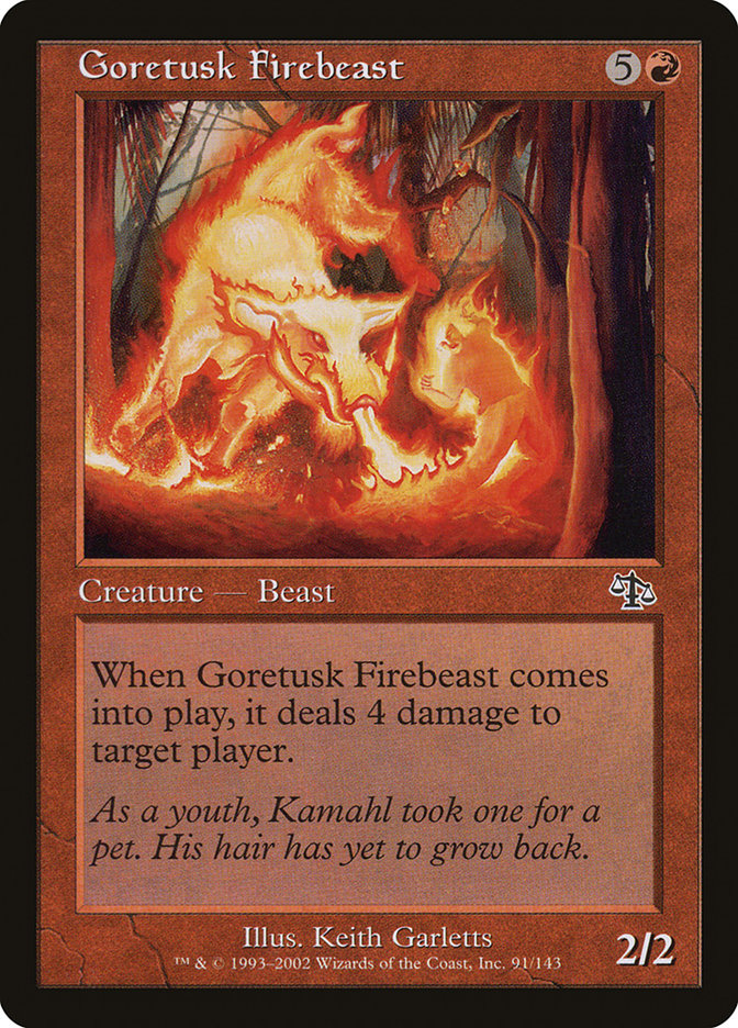 Goretusk Firebeast 91/143 (Judgment)  - Foil | Good Games Modbury