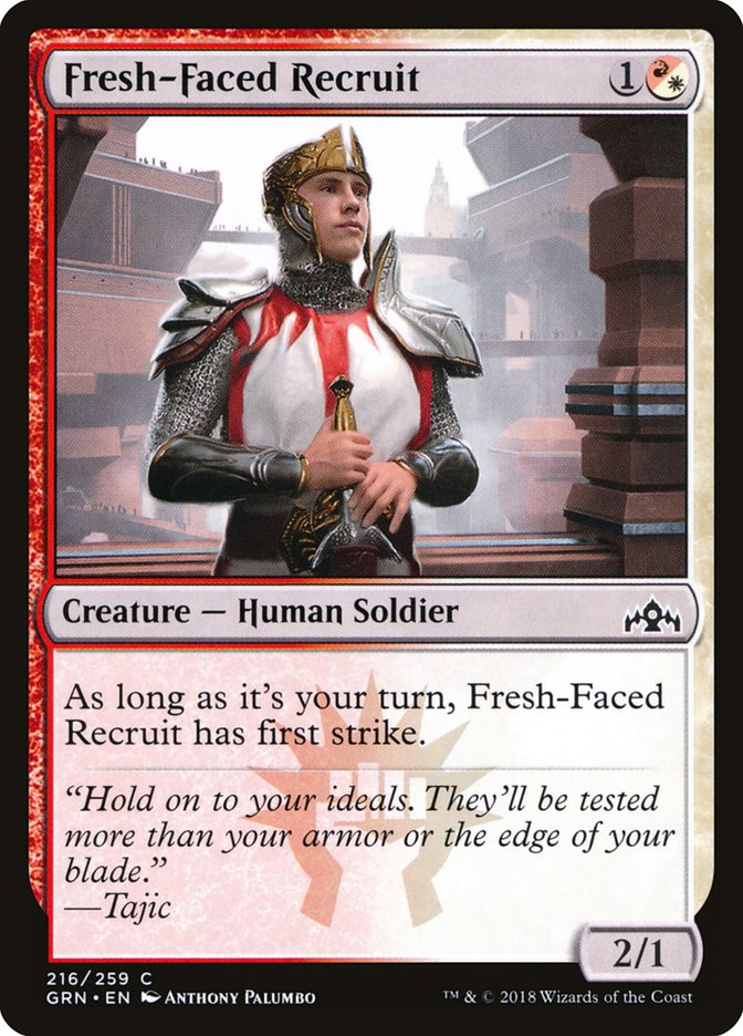 Fresh-Faced Recruit [Guilds of Ravnica] | Good Games Modbury