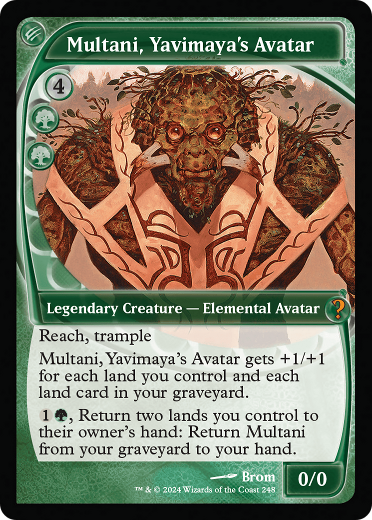 Multani, Yavimaya's Avatar (Future Sight) [Mystery Booster 2] | Good Games Modbury