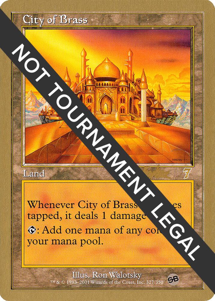 City of Brass 2002 Brian Kibler 7ED SB bk327sb/153 (World Championship Decks)  | Good Games Modbury
