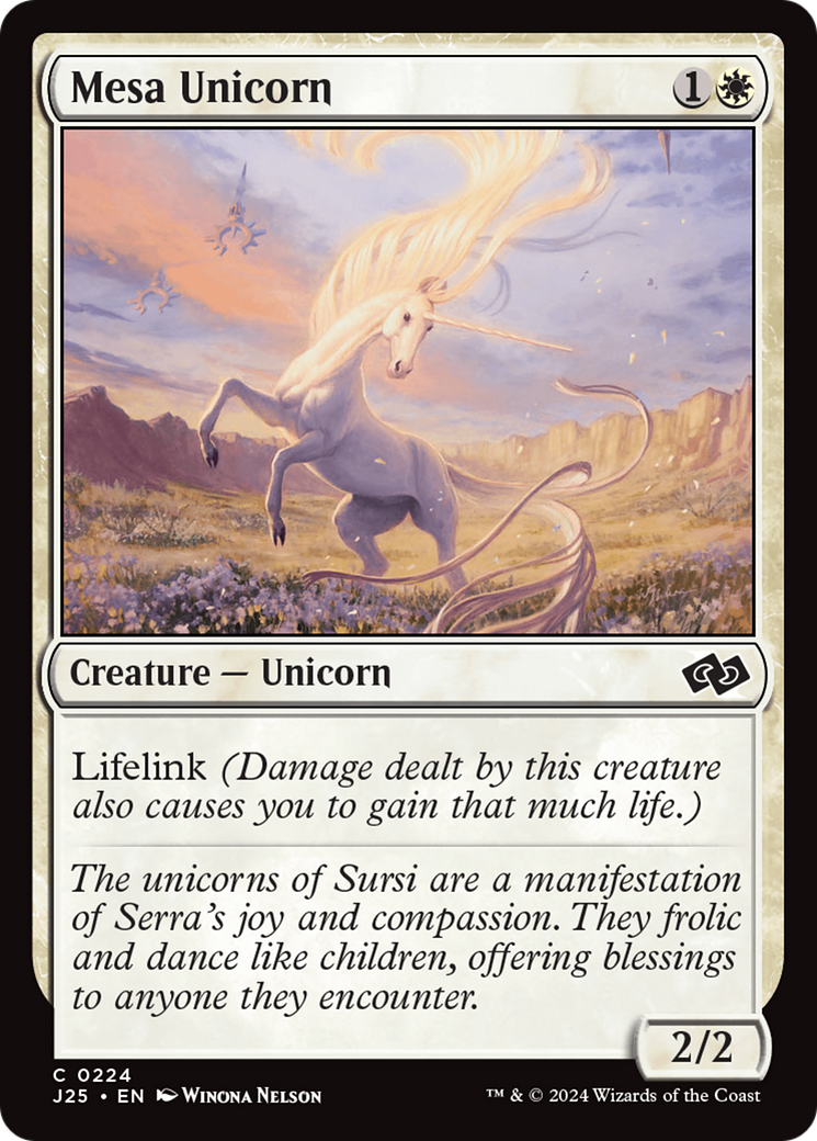 Mesa Unicorn [Foundations Jumpstart] | Good Games Modbury