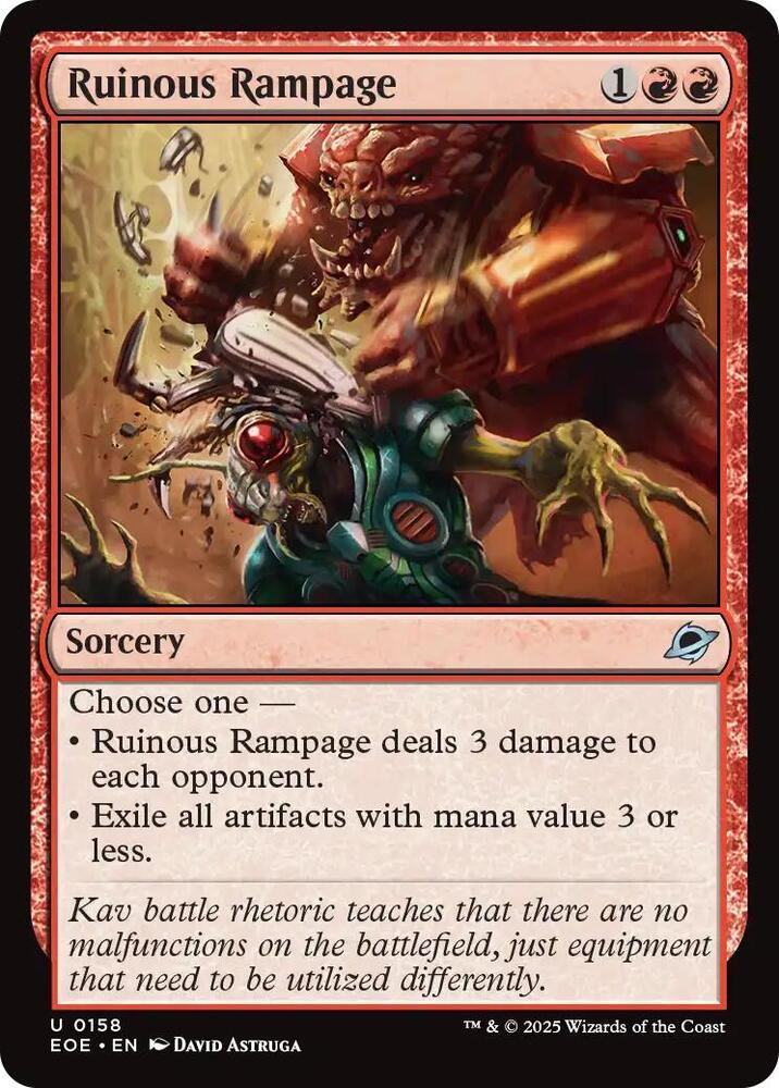 Ruinous Rampage 158 (Edge of Eternities)  | Good Games Modbury