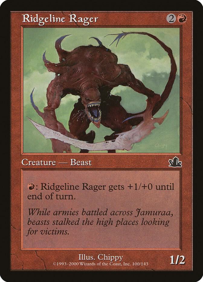 Ridgeline Rager 100/143 (Prophecy)  - Foil | Good Games Modbury