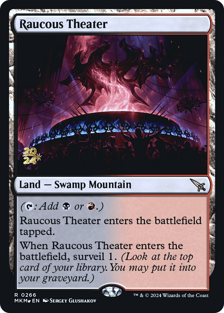 Raucous Theater [Murders at Karlov Manor Prerelease Promos] | Good Games Modbury