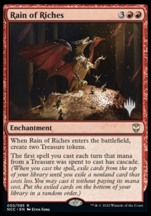 Rain of Riches (Promo Pack) [Streets of New Capenna Commander Promos] | Good Games Modbury