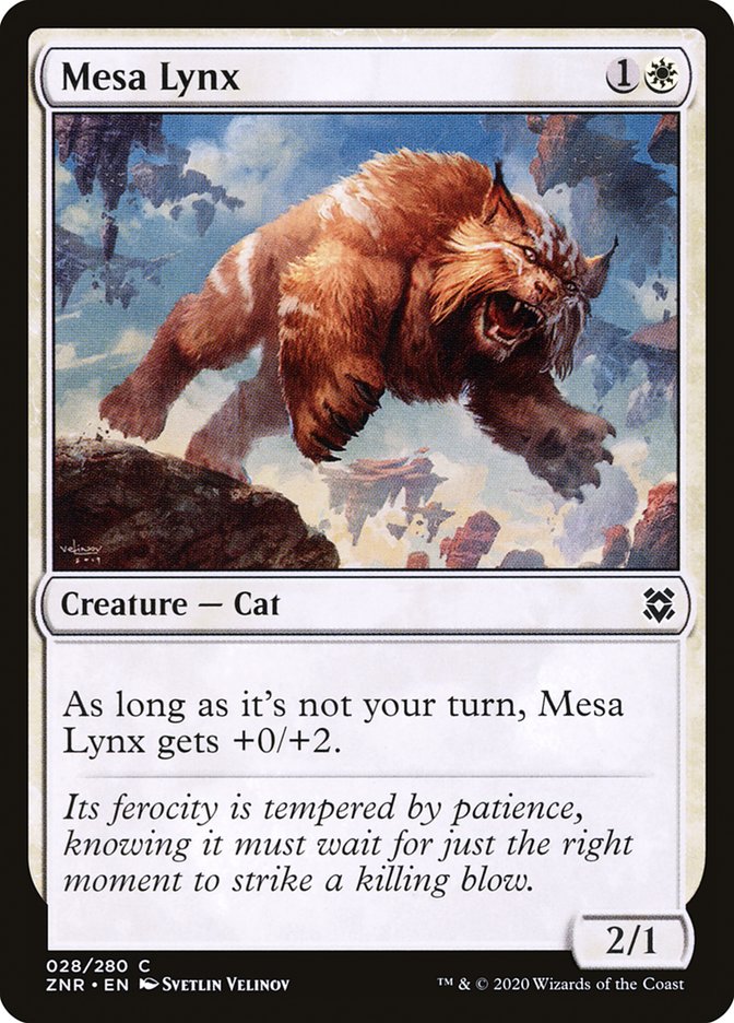 Mesa Lynx [Zendikar Rising] | Good Games Modbury