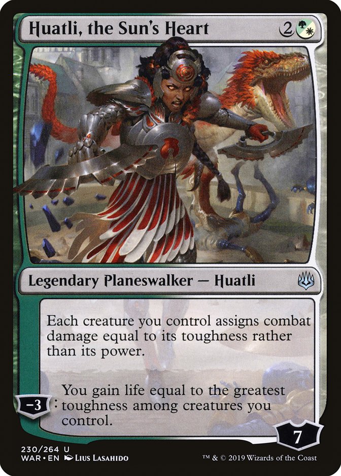 Huatli, the Sun's Heart 230/264 (War of the Spark)  | Good Games Modbury