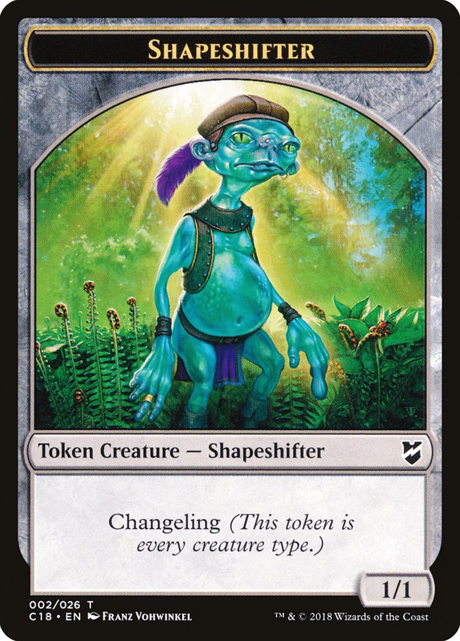 Shapeshifter Token [Commander 2018 Tokens] | Good Games Modbury