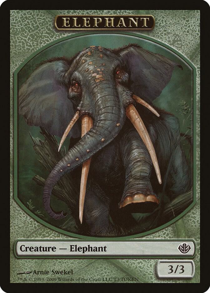 Elephant Token T3 (Duel Decks: Garruk vs. Liliana)  | Good Games Modbury