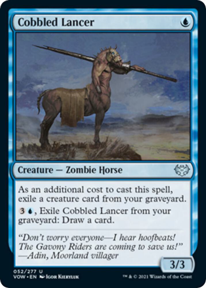 Cobbled Lancer 52/277 (Innistrad: Crimson Vow)  - Foil | Good Games Modbury
