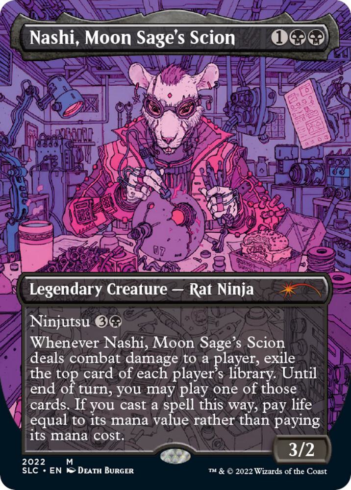Nashi, Moon Sage's Scion 2022 (Secret Lair Countdown Kit)  - Borderless Foil | Good Games Modbury