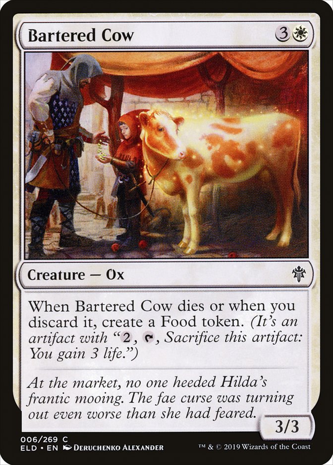 Bartered Cow 6 (Throne of Eldraine)  - Foil | Good Games Modbury