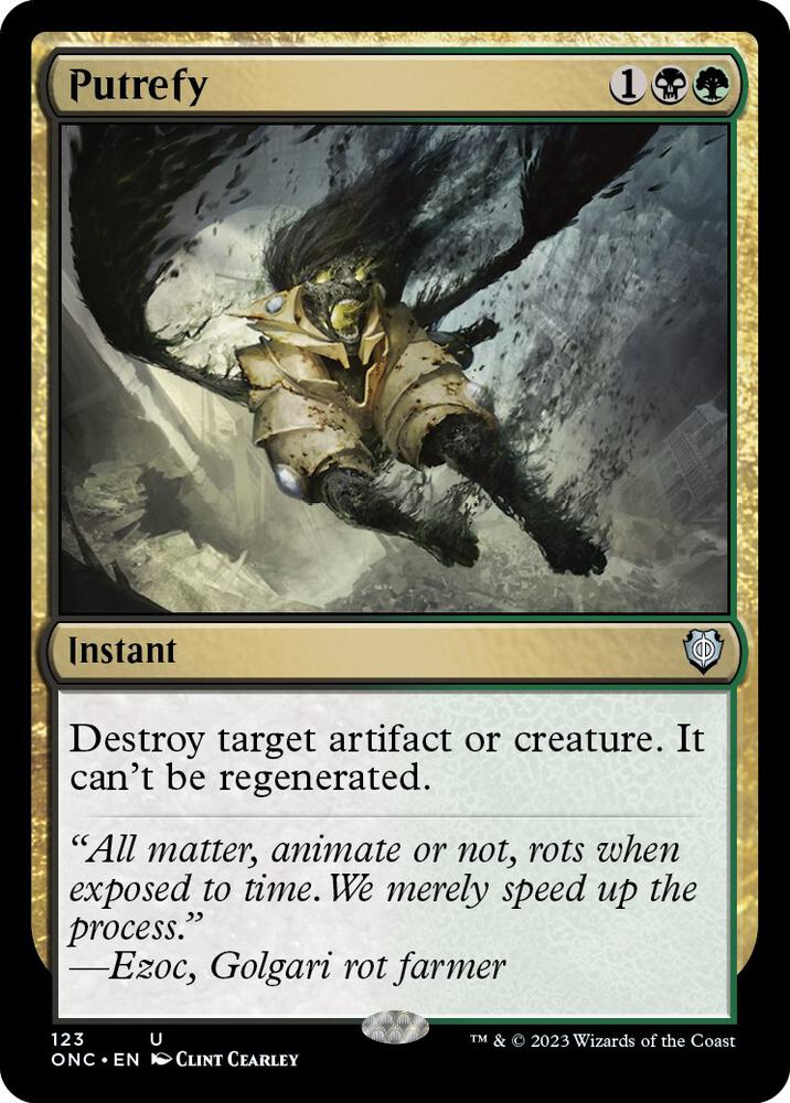 Putrefy 123/28 (Commander: Phyrexia: All Will Be One)  | Good Games Modbury
