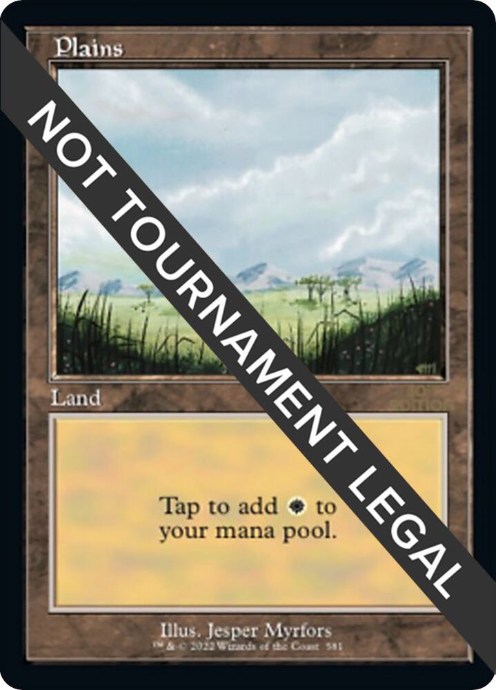 Plains 581 Retro Frame 581/594 (30th Anniversary Edition)  | Good Games Modbury