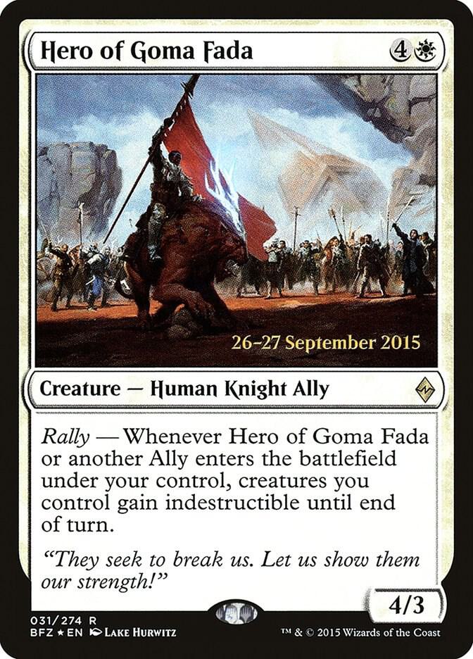 Hero of Goma Fada 31s/90 (Prerelease Cards)  - Foil | Good Games Modbury