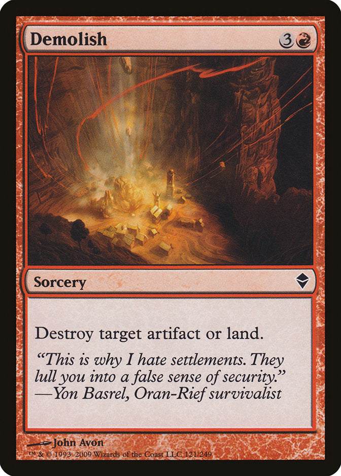 Demolish [Zendikar] | Good Games Modbury