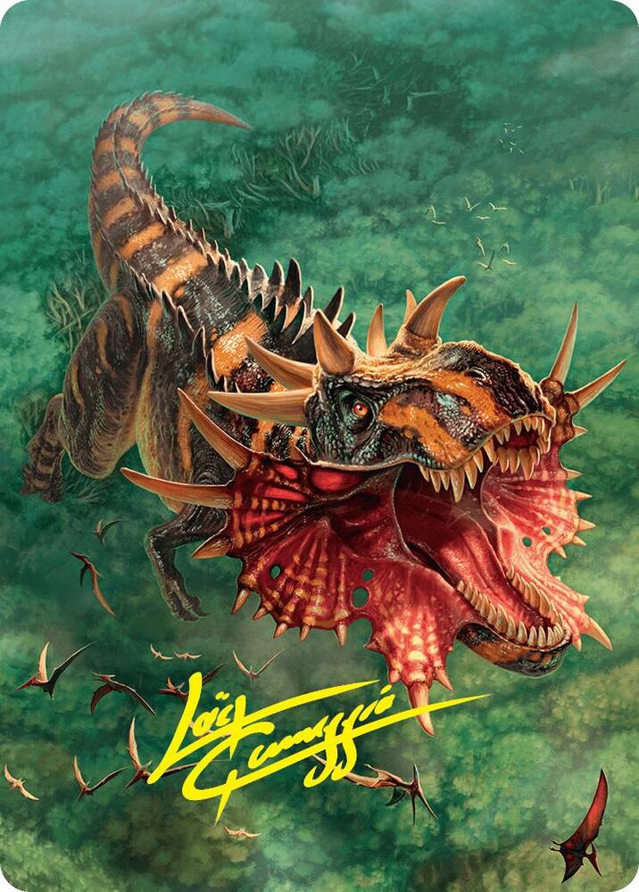 Gigantosaurus Art Card 53 54 Gold Stamped Signature 53 (Art Series: Foundations)  | Good Games Modbury