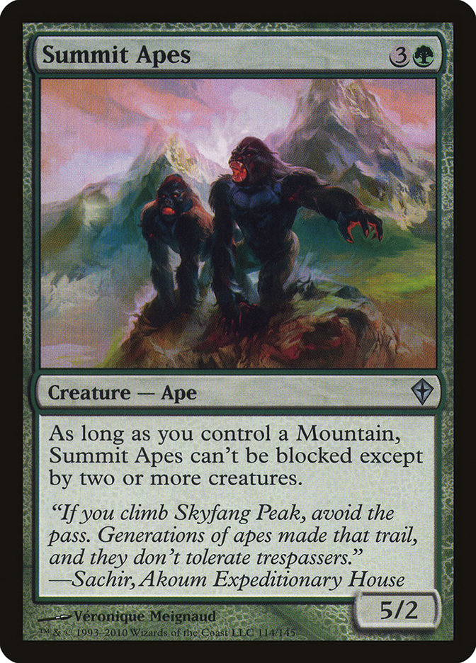 Summit Apes 114/145 (Worldwake)  | Good Games Modbury