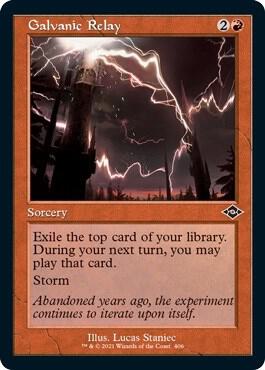 Galvanic Relay 406 (Modern Horizons 2)  - Retro Etched Foil | Good Games Modbury