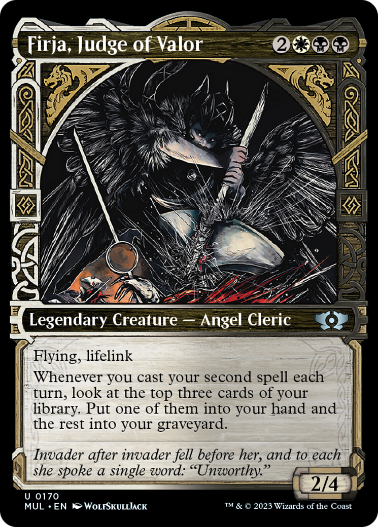 Firja, Judge of Valor (Halo Foil) [Multiverse Legends] | Good Games Modbury