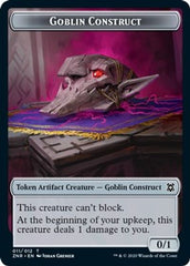 Satyr // Goblin Construct Double-Sided Token [Challenger Decks 2021 Tokens] | Good Games Modbury