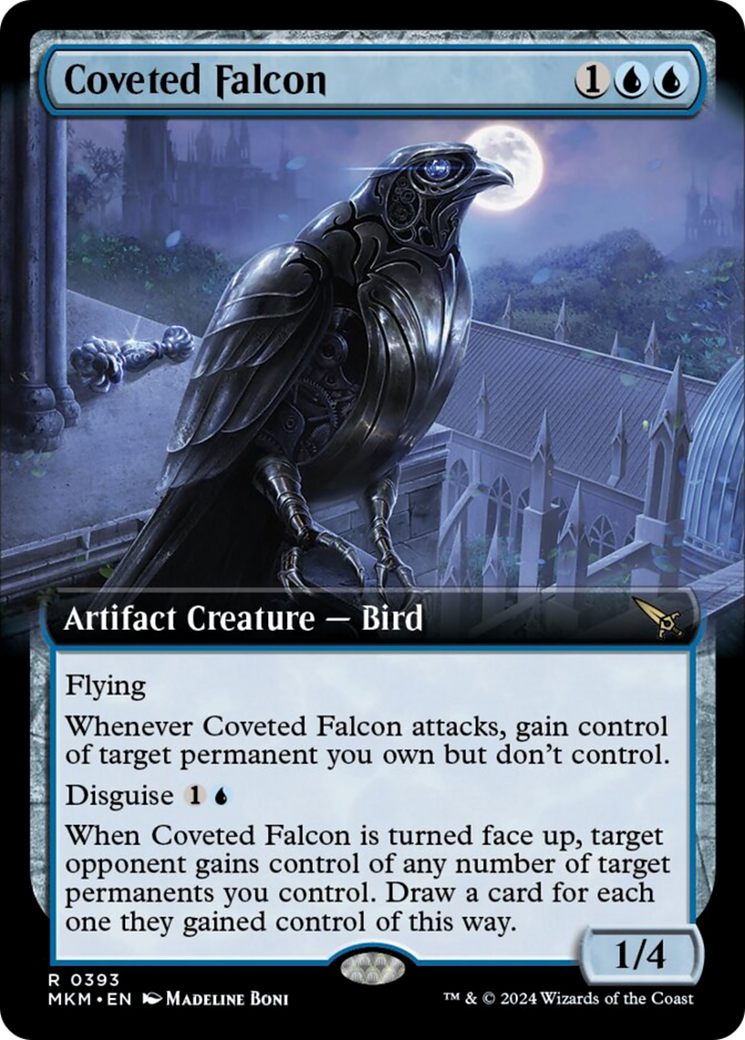 Coveted Falcon (Extended Art) [Murders at Karlov Manor] | Good Games Modbury