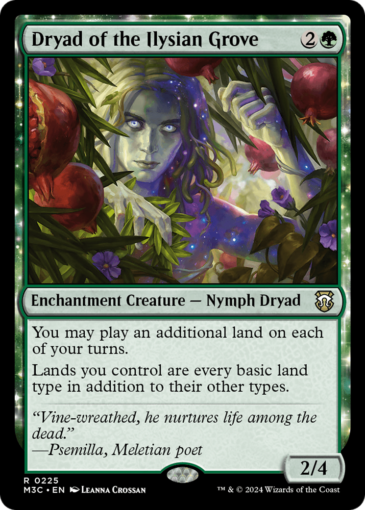 Dryad of the Ilysian Grove (Ripple Foil) [Modern Horizons 3 Commander] | Good Games Modbury