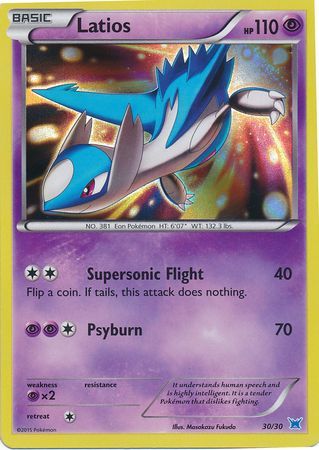 Latios (30/30) [XY: Trainer Kit 2 - Latios] | Good Games Modbury