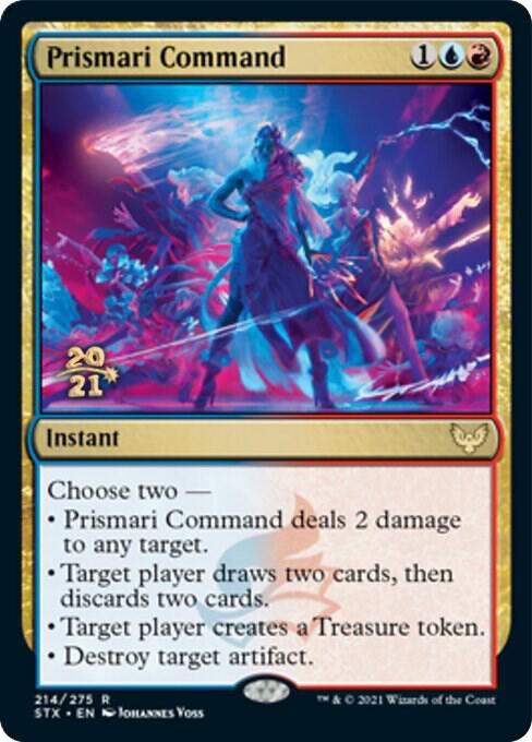 Prismari Command 214s/180 (Prerelease Cards)  - Foil | Good Games Modbury
