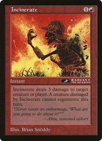 Incinerate (Oversized) [Oversize Cards] | Good Games Modbury