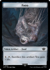 Tentacle // Food (0024) Double-Sided Token (Surge Foil) [The Lord of the Rings: Tales of Middle-Earth Tokens] | Good Games Modbury