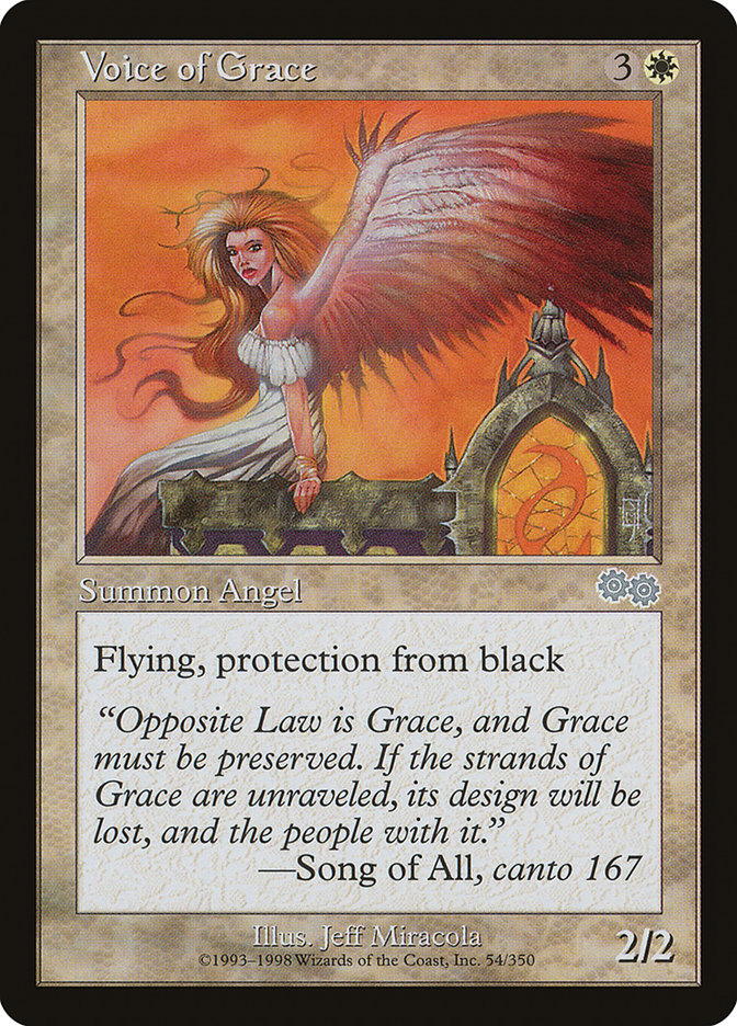 Voice of Grace 54/350 (Urza's Saga)  | Good Games Modbury