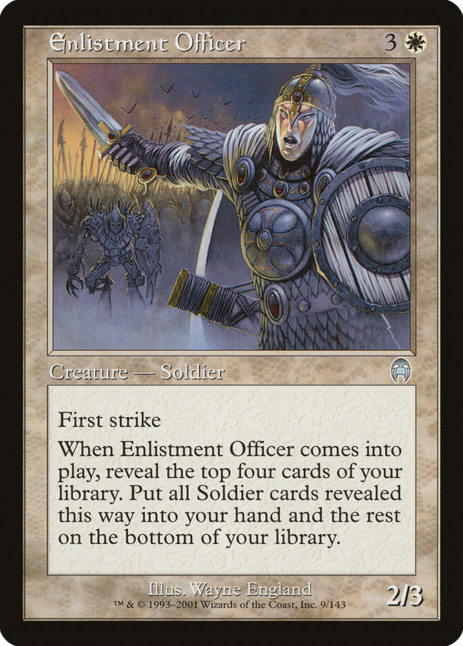 Enlistment Officer 9 (Apocalypse)  - Foil | Good Games Modbury