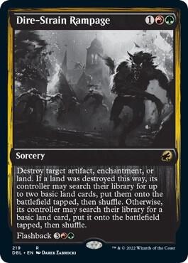 Dire Strain Rampage 219/534 (Innistrad: Double Feature)  | Good Games Modbury