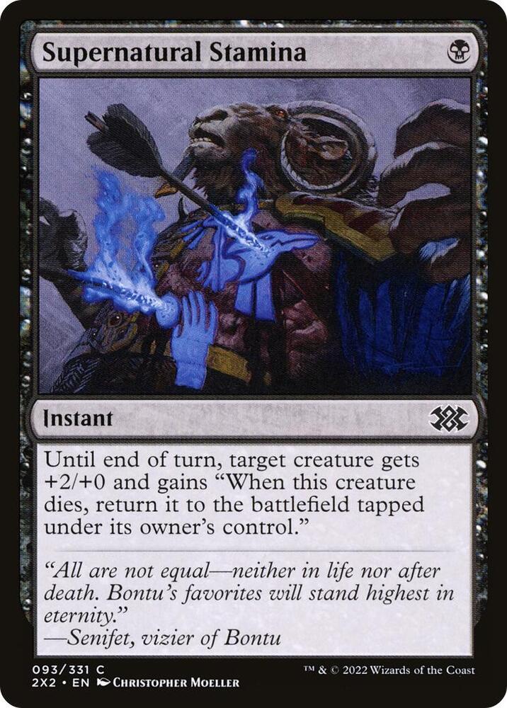 Supernatural Stamina 93/331 (Double Masters 2022)  - Foil | Good Games Modbury