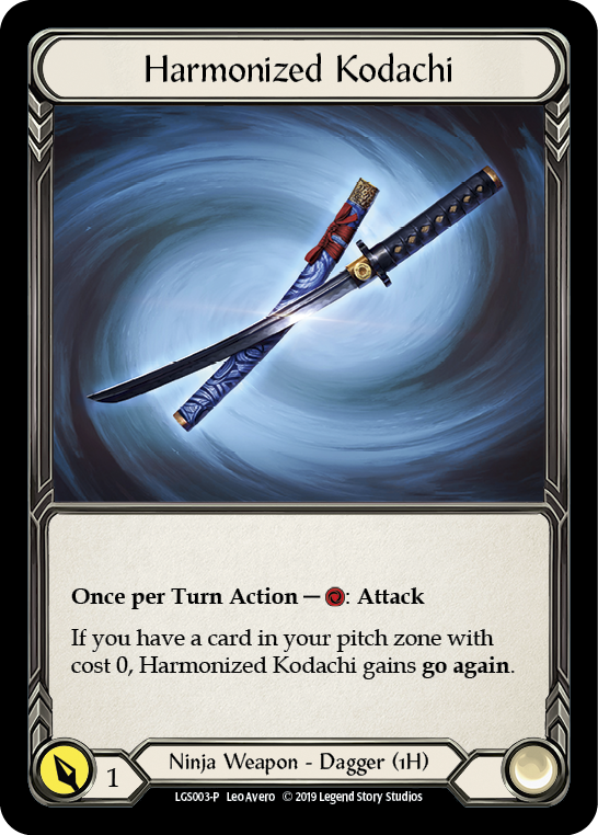 Harmonized Kodachi [LGS003-P] (Promo)  1st Edition Cold Foil | Good Games Modbury