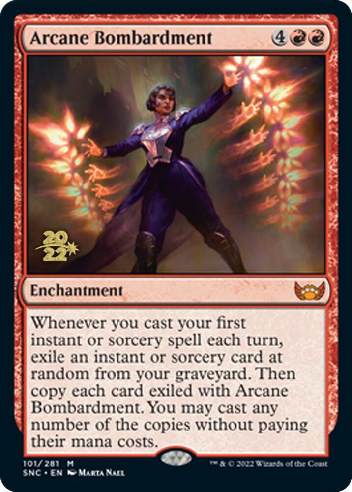 Arcane Bombardment 101 (Prerelease Cards)  - PreRelease Foil | Good Games Modbury