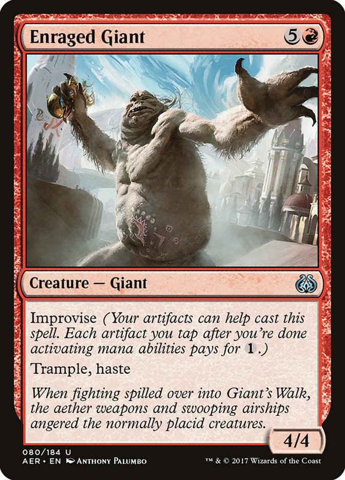 Enraged Giant 80/184 (Aether Revolt)  | Good Games Modbury