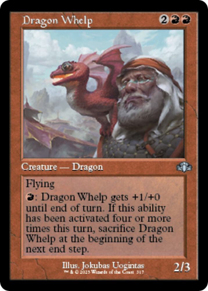 Dragon Whelp Retro Frame 317/261 (Dominaria Remastered)  | Good Games Modbury