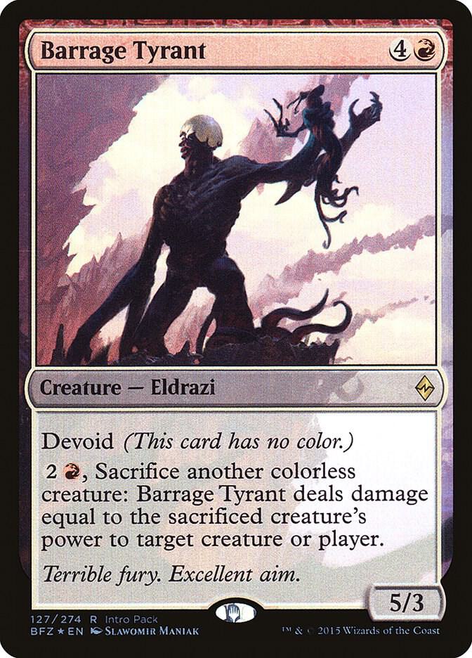 Barrage Tyrant 127 (Unique and Miscellaneous Promos)  - Foil | Good Games Modbury