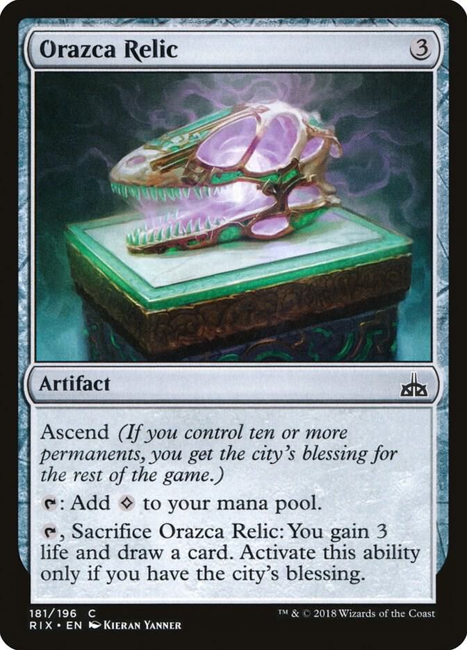 Orazca Relic 181/196 (Rivals of Ixalan)  | Good Games Modbury