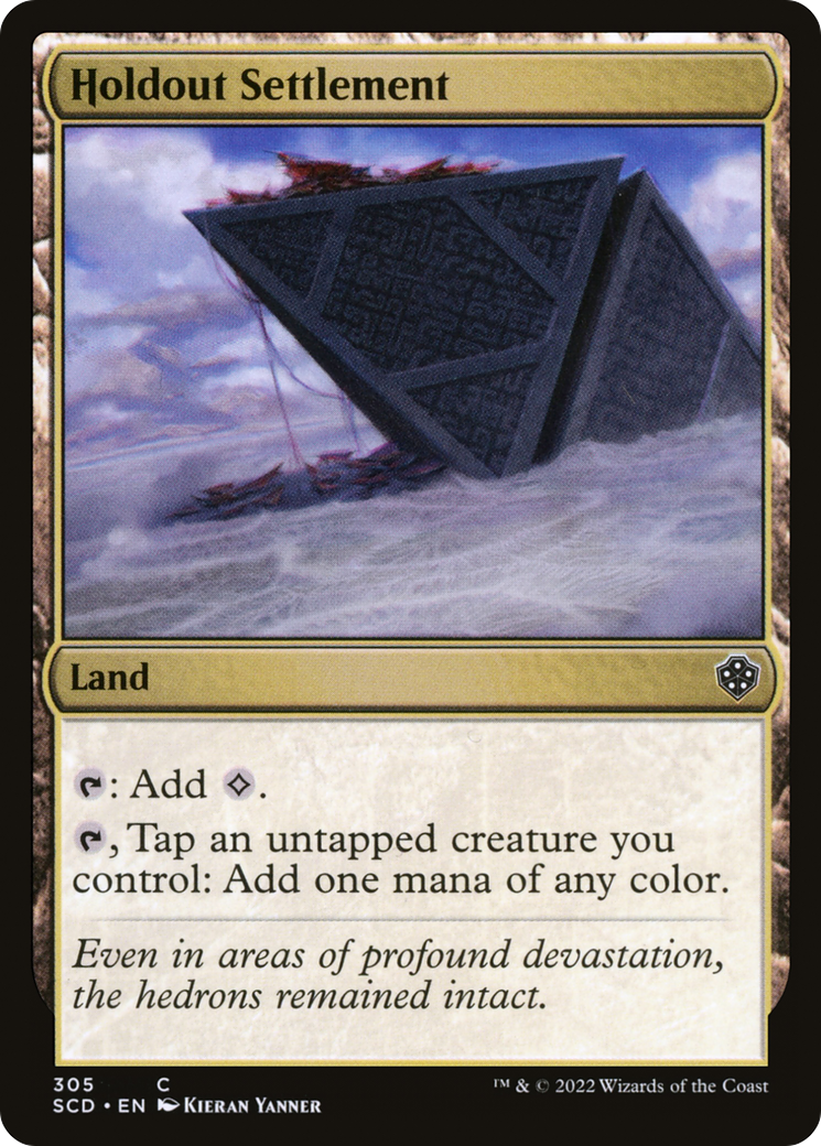 Holdout Settlement [Starter Commander Decks] | Good Games Modbury