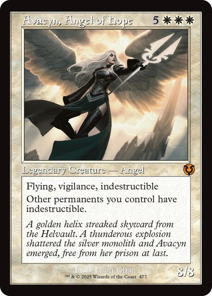 Avacyn, Angel of Hope 477 (Innistrad Remastered)  - Retro Foil | Good Games Modbury