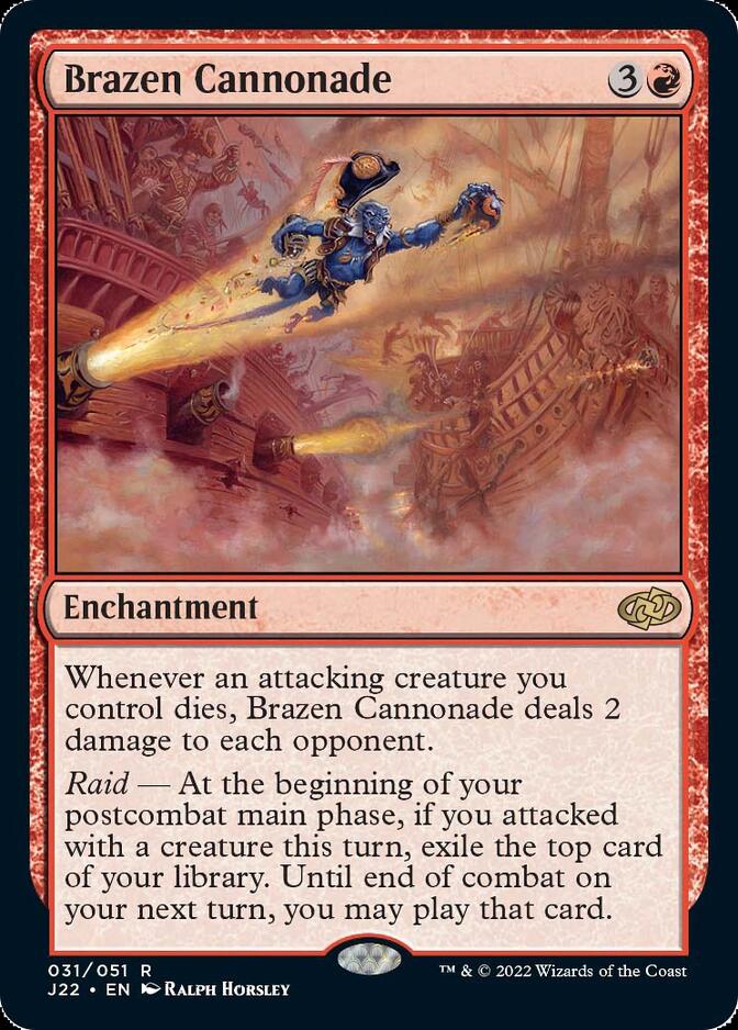 Brazen Cannonade [Jumpstart 2022] | Good Games Modbury
