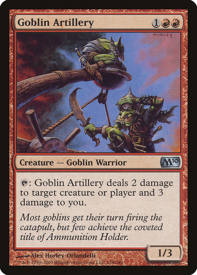 Goblin Artillery 138/249 (Magic 2010 (M10))  - Foil | Good Games Modbury