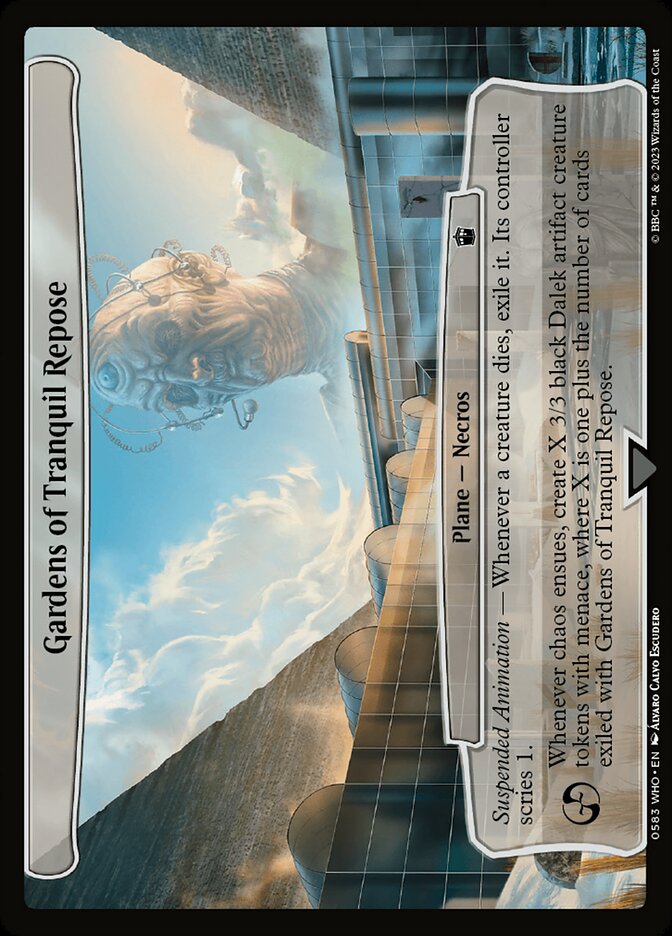 Gardens of Tranquil Repose 583/331 (Planechase: Universes Beyond: Doctor Who)  | Good Games Modbury