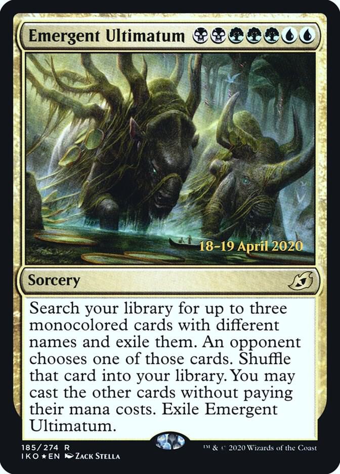 Emergent Ultimatum 185s/137 (Prerelease Cards)  - Foil | Good Games Modbury