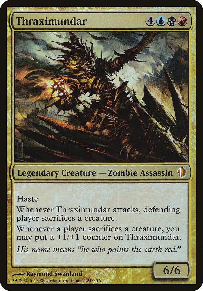 Thraximundar Commander 2013 221/15 (Oversize Cards)  - Foil | Good Games Modbury